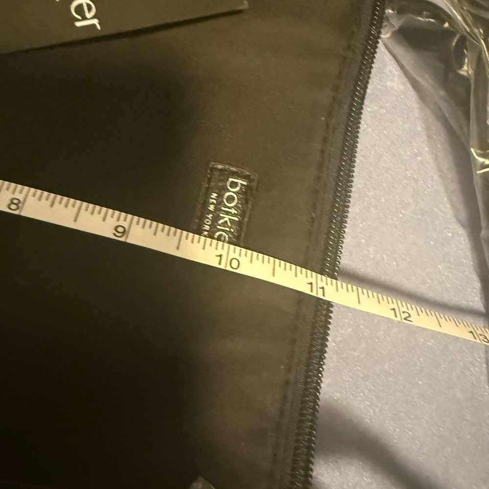 Botkier Black Tote Bag w Zipper Pockets - Picture 3 of 7